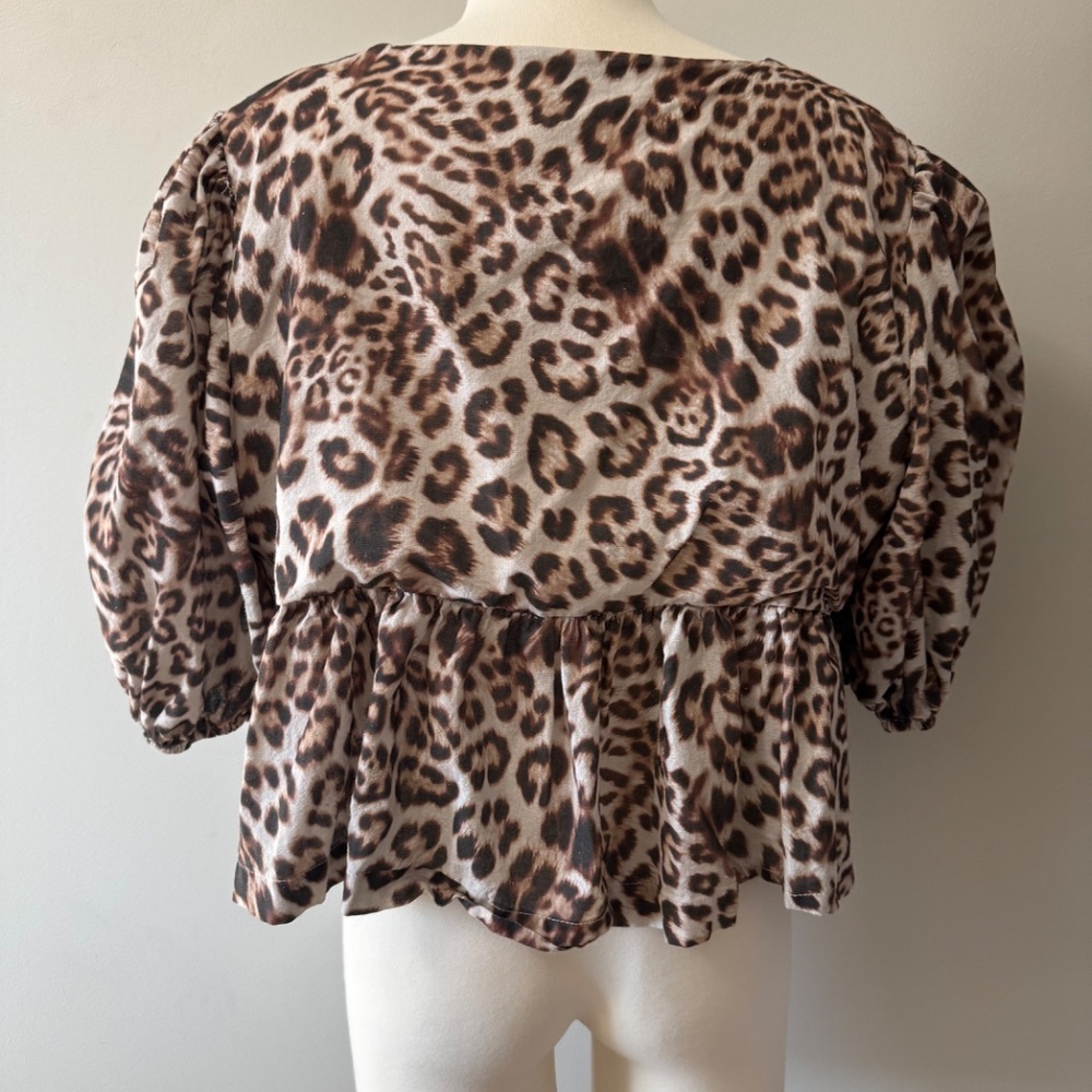Peppermayo Leopard Print Blouse - image 5